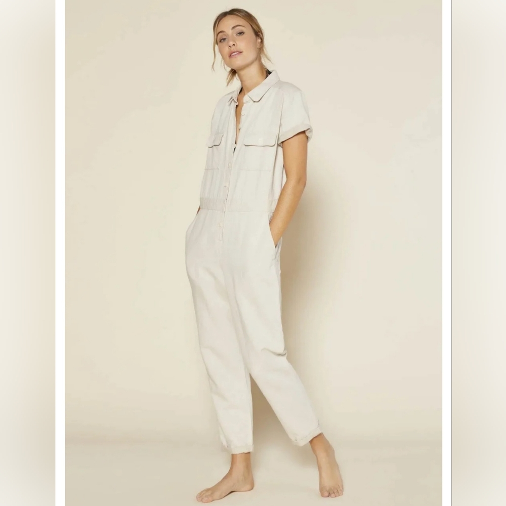 Outerknown Cream Jumpsuit